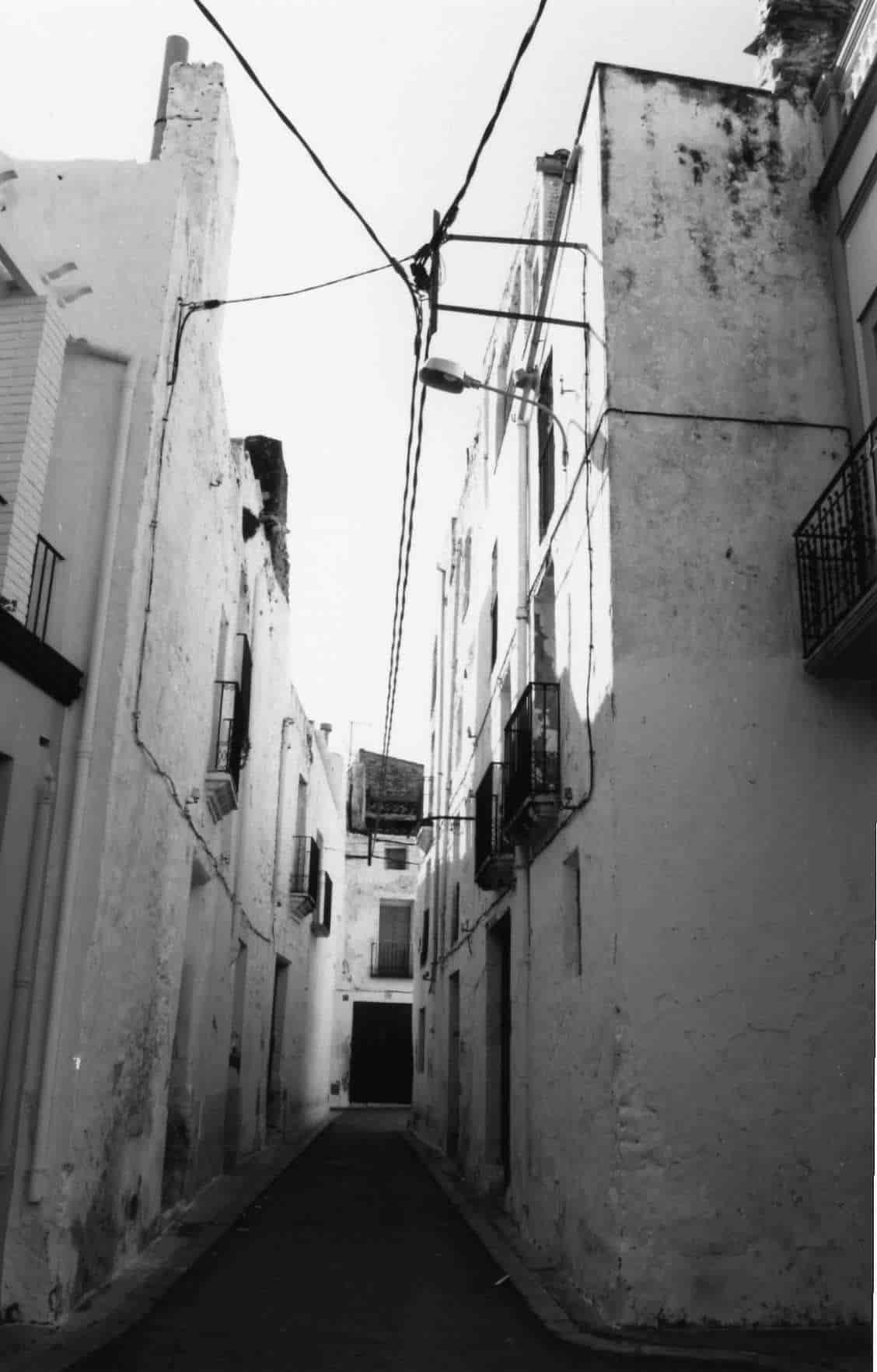 El Portalet de la S&eacute;nia, als quatre cantons. Anys 80. Font: Fons Rodrigo Sabat&eacute; Abella &ndash; Centre d&rsquo;Estudis Seniencs.